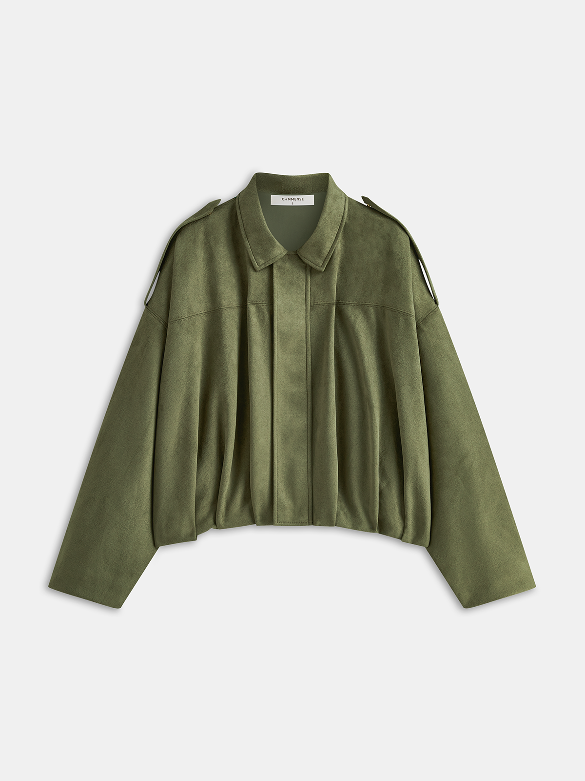 Elodie | Jacket Suede look Green