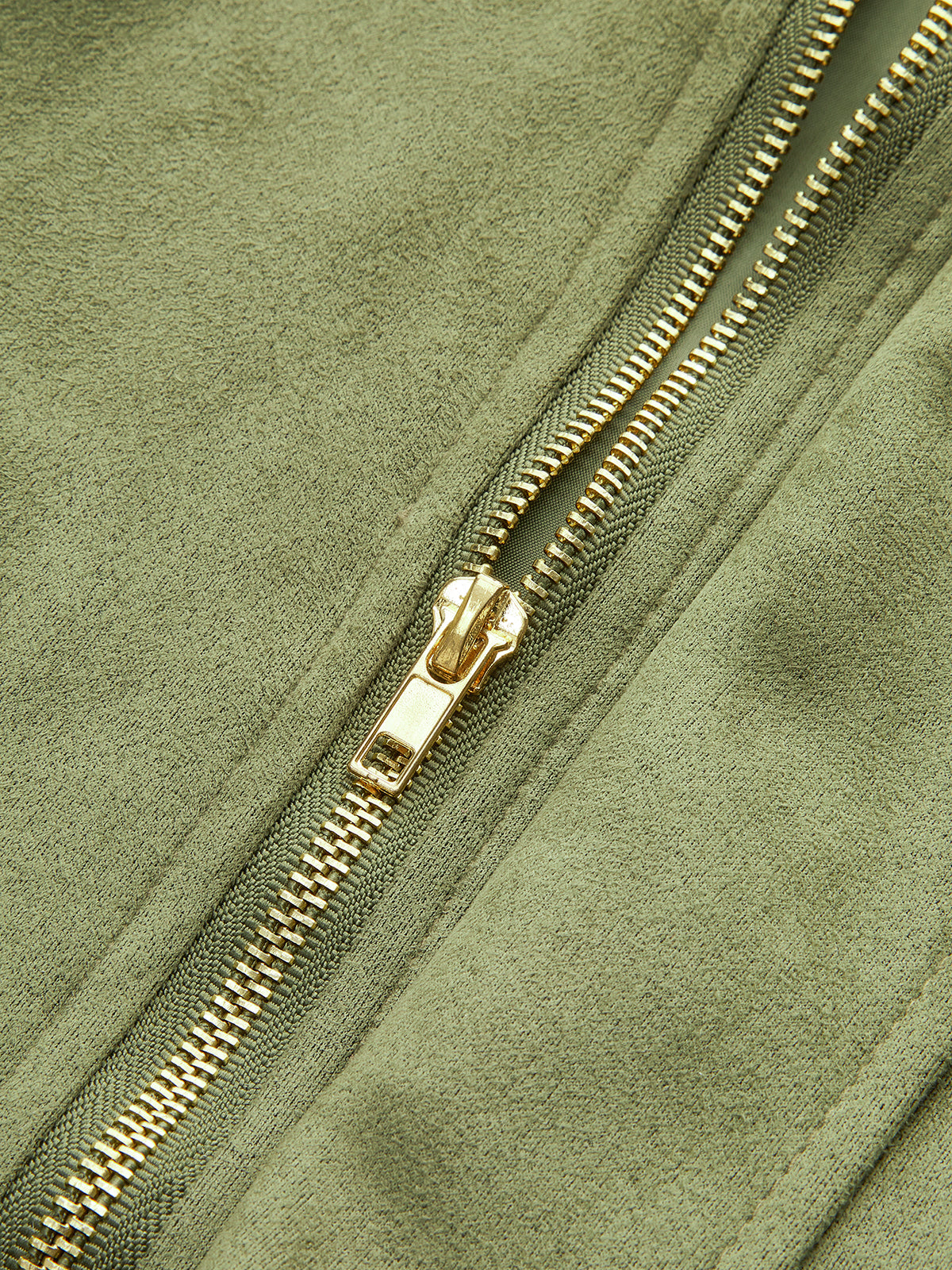 Elodie | Jacket Suede look Green