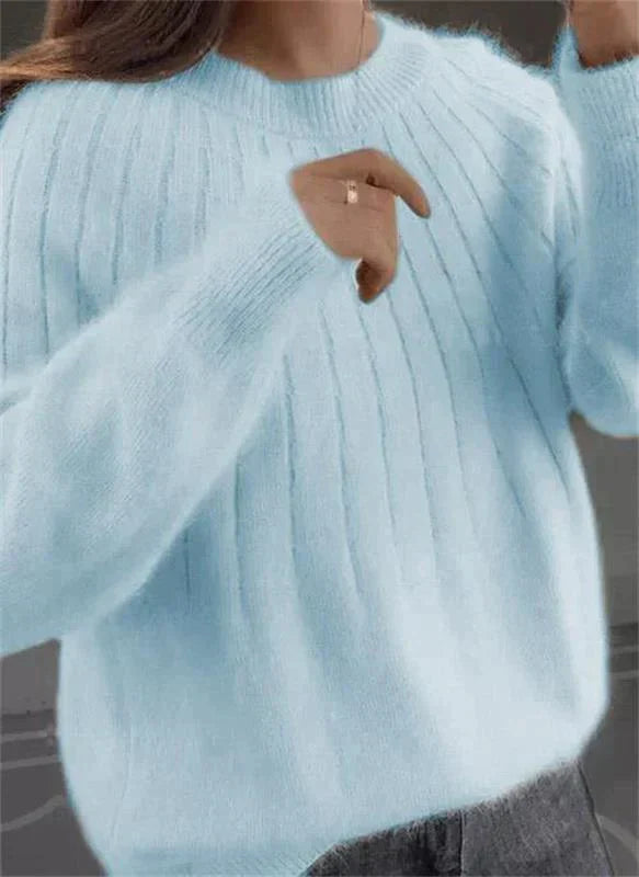 Lainey | Effortlessly Stylish Ribbed Knit Sweater for Women