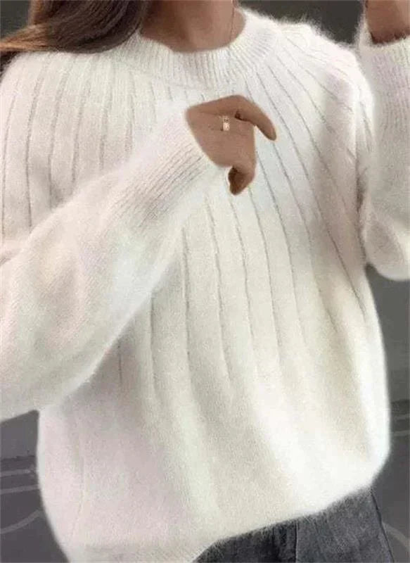 Lainey | Effortlessly Stylish Ribbed Knit Sweater for Women