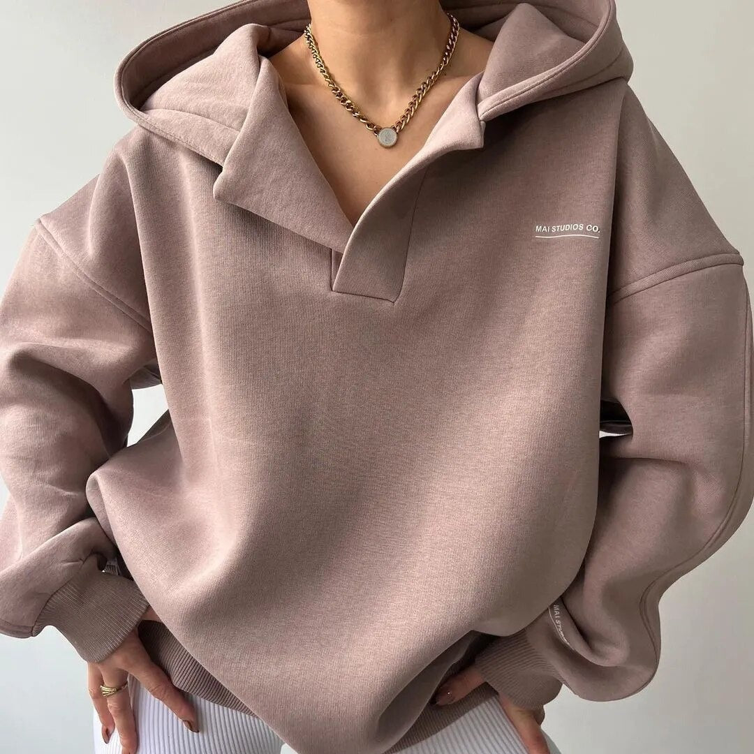 Ismé | Hoodie V-neck