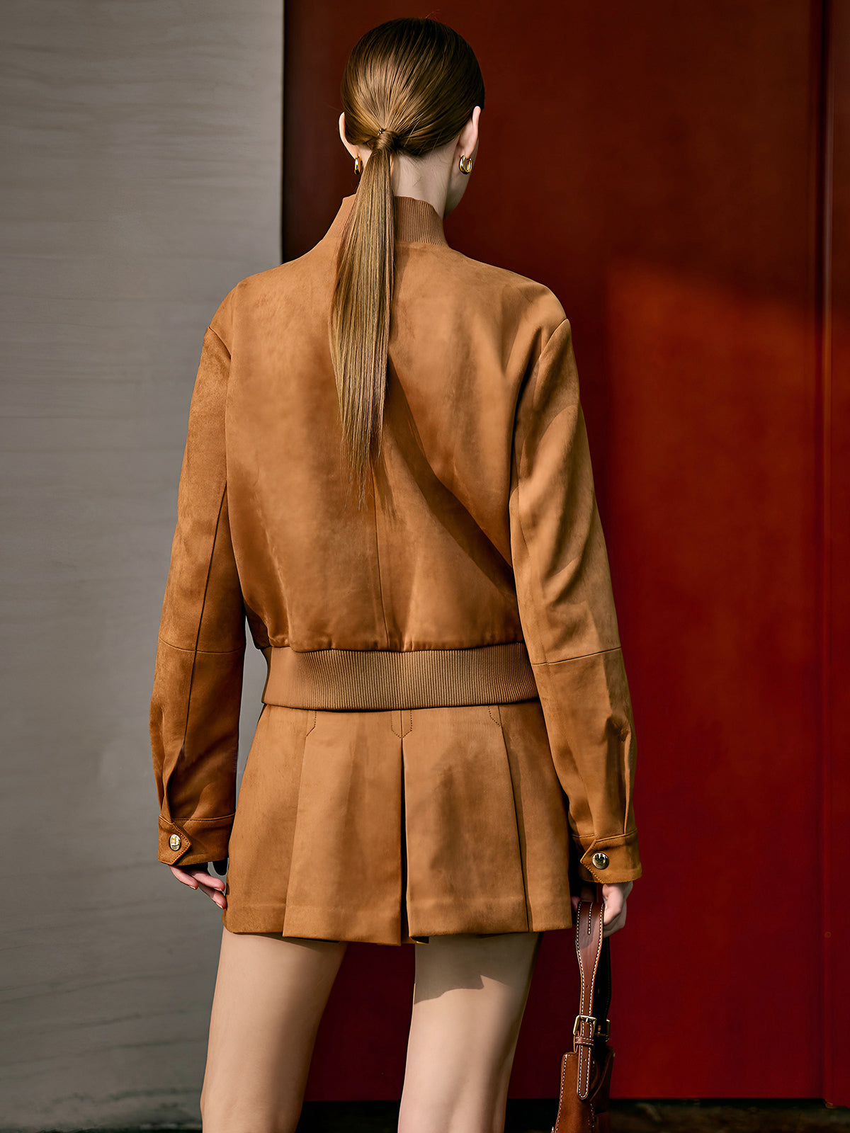 Carisa | Two-Piece Set Suede Look