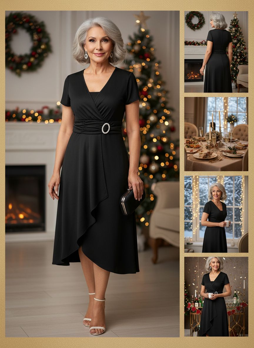 Melly – Timeless & Flattering Midi Dress 