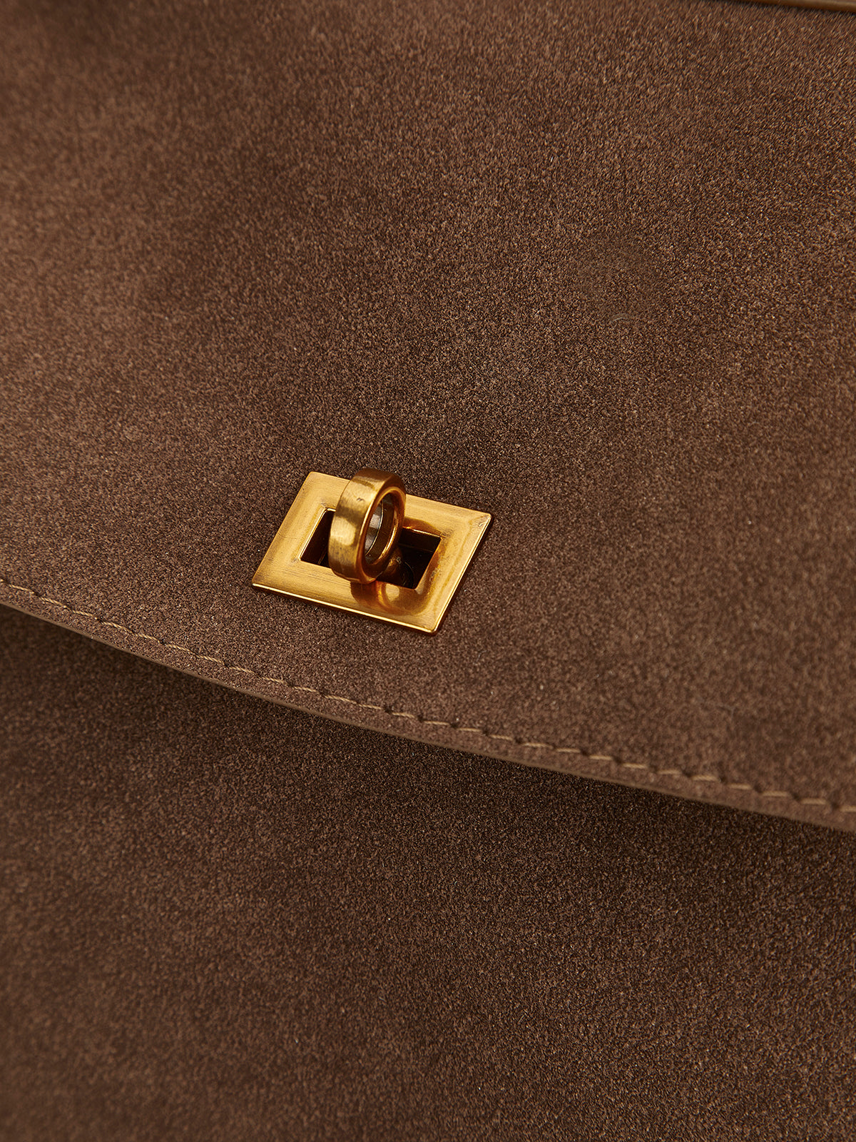 Emery | Handbag with Gold Clasp