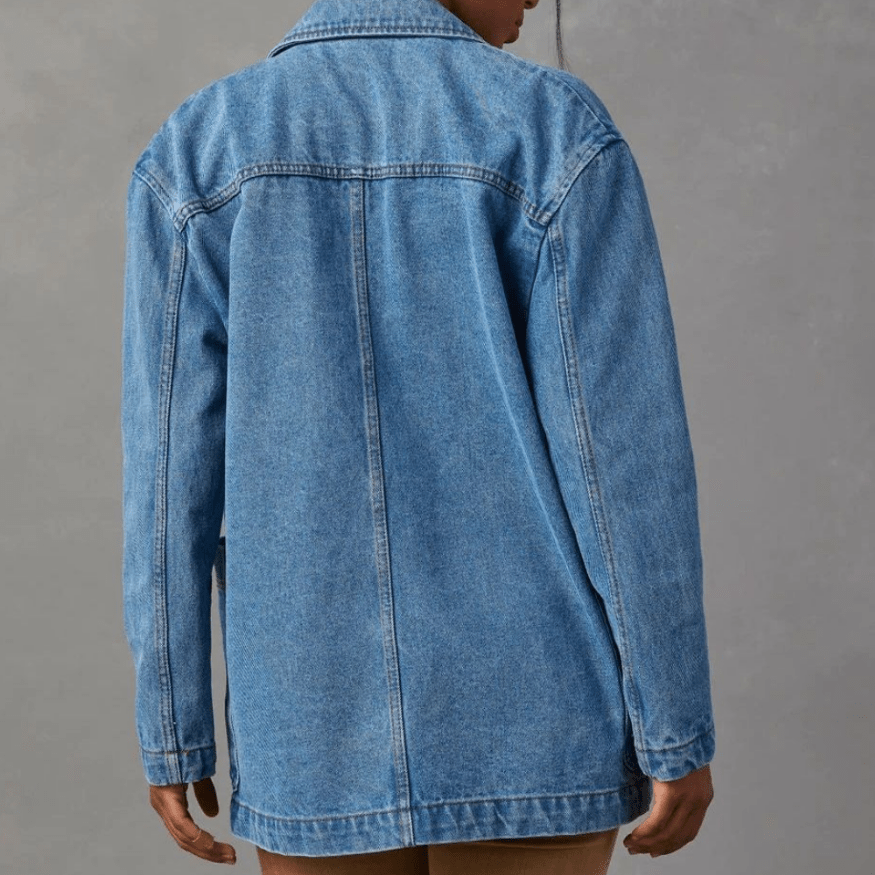 Eryn | Denim Blazer with Stylish Lapel