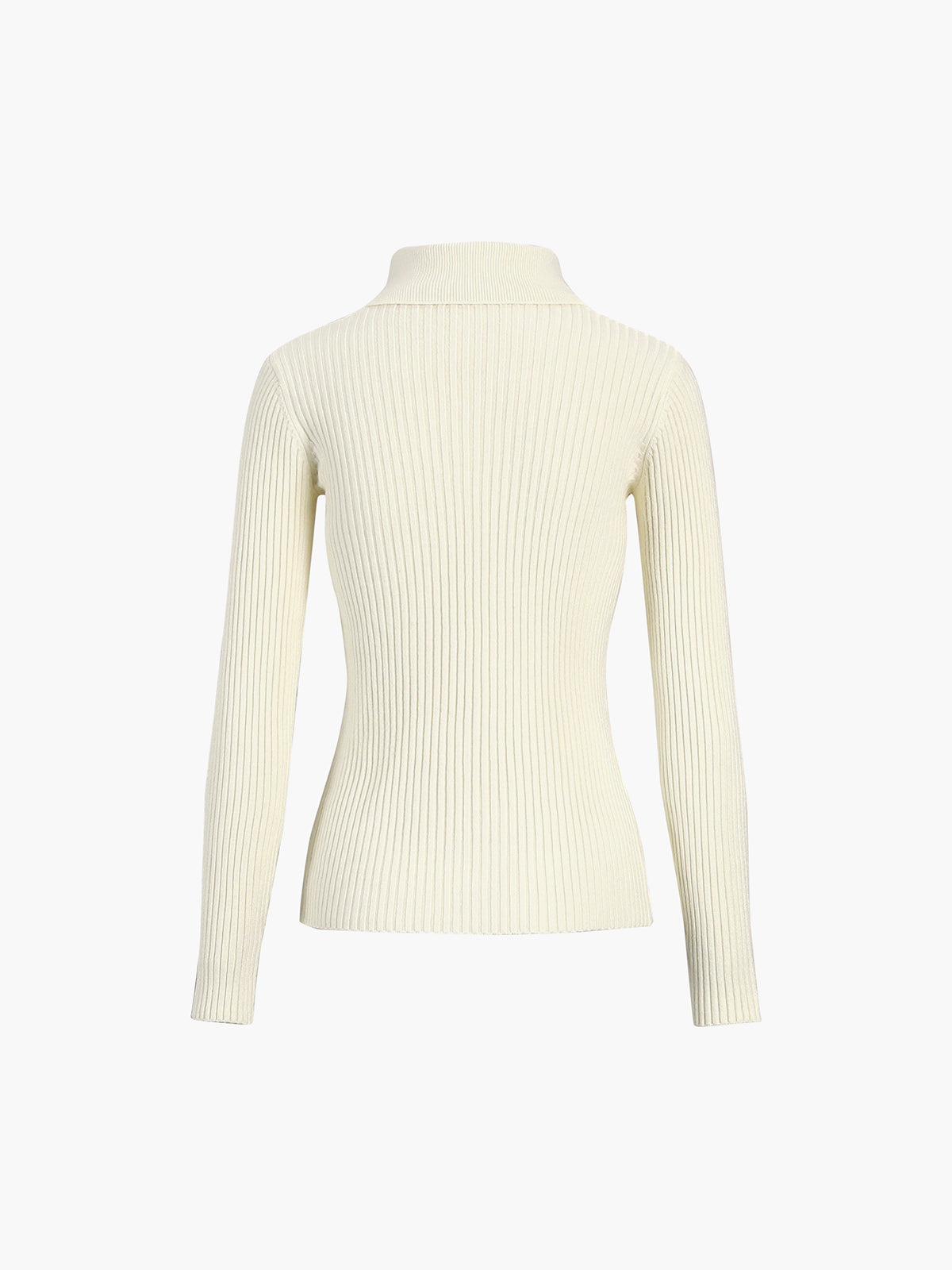 Myla | Women's Ribbed Long Sleeve Polo Top