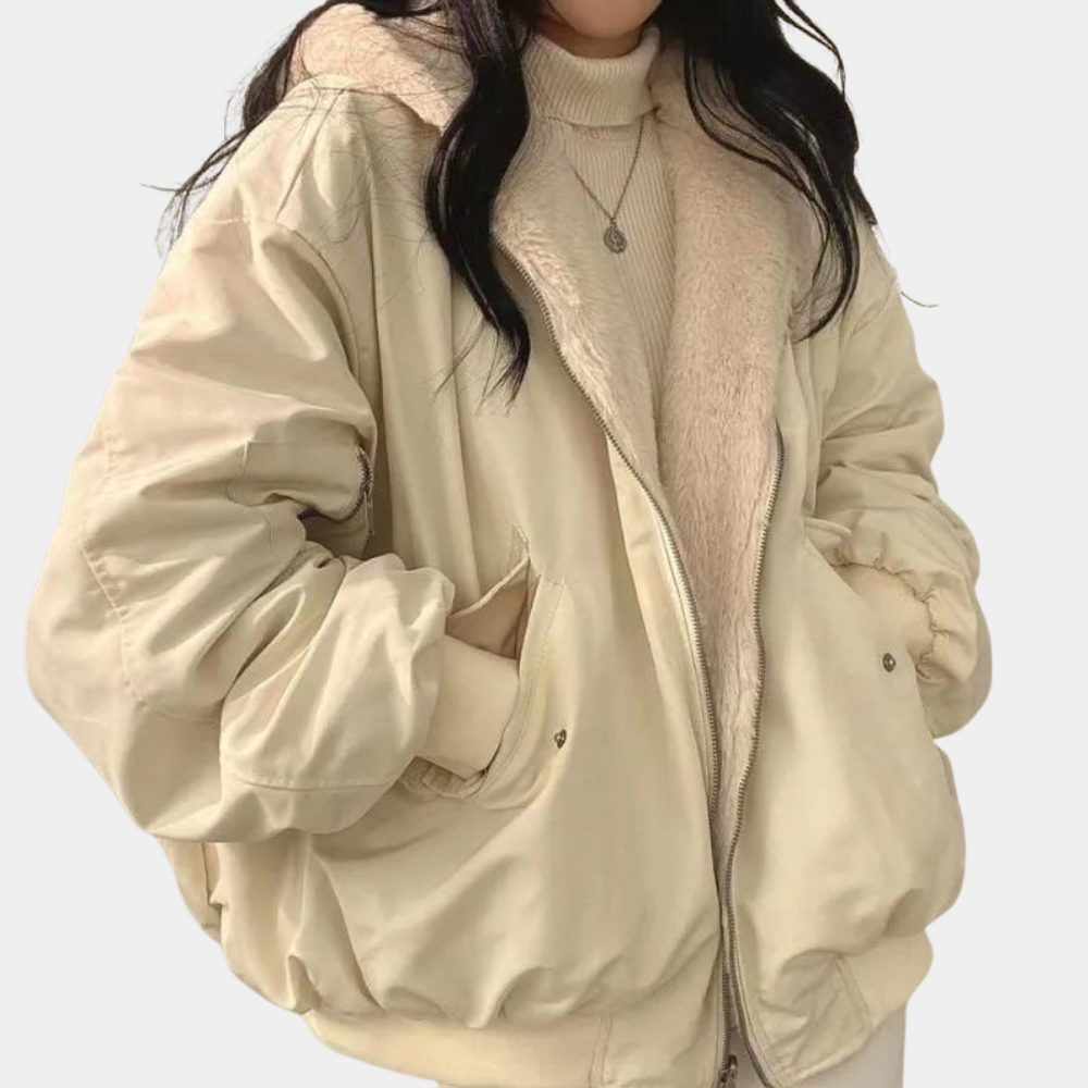 Audrea | The Ultimate Warm Bomber Jacket for Women