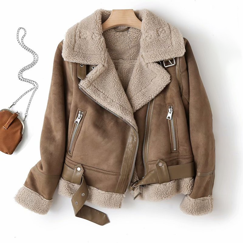 Charlize | Women's Jacket with Sherpa Lining