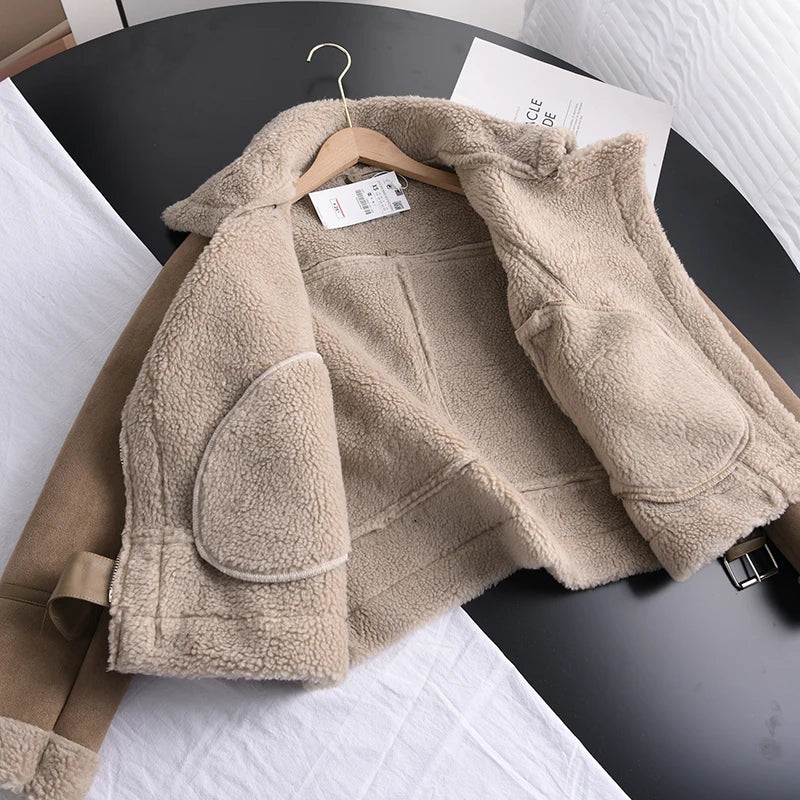Charlize | Women's Jacket with Sherpa Lining