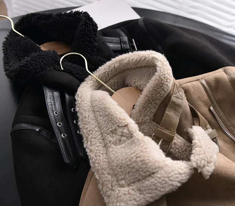 Charlize | Women's Jacket with Sherpa Lining
