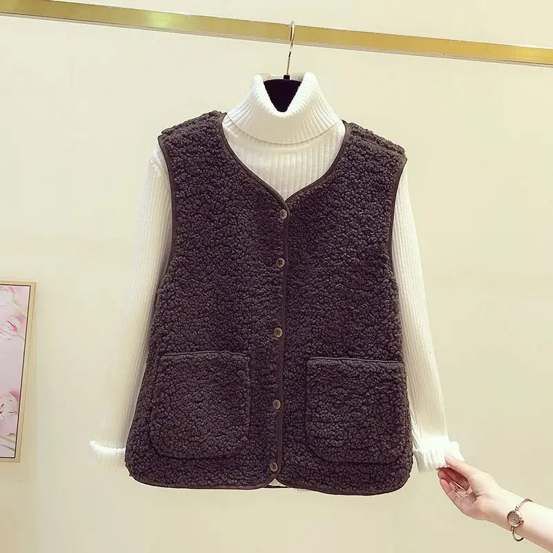 Nayela | Bodywarmer with Plush Fleece