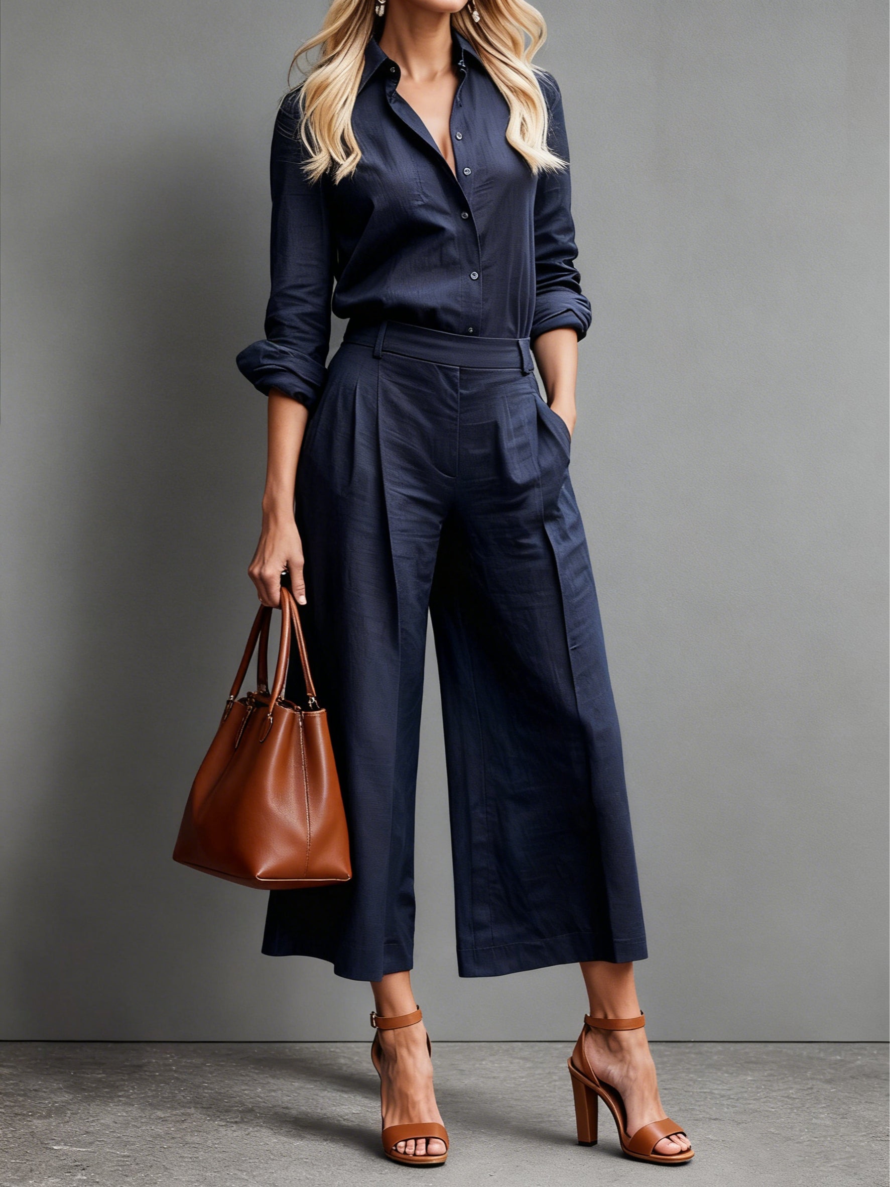 Wilma | Capri Pants and Loose Shirt Set