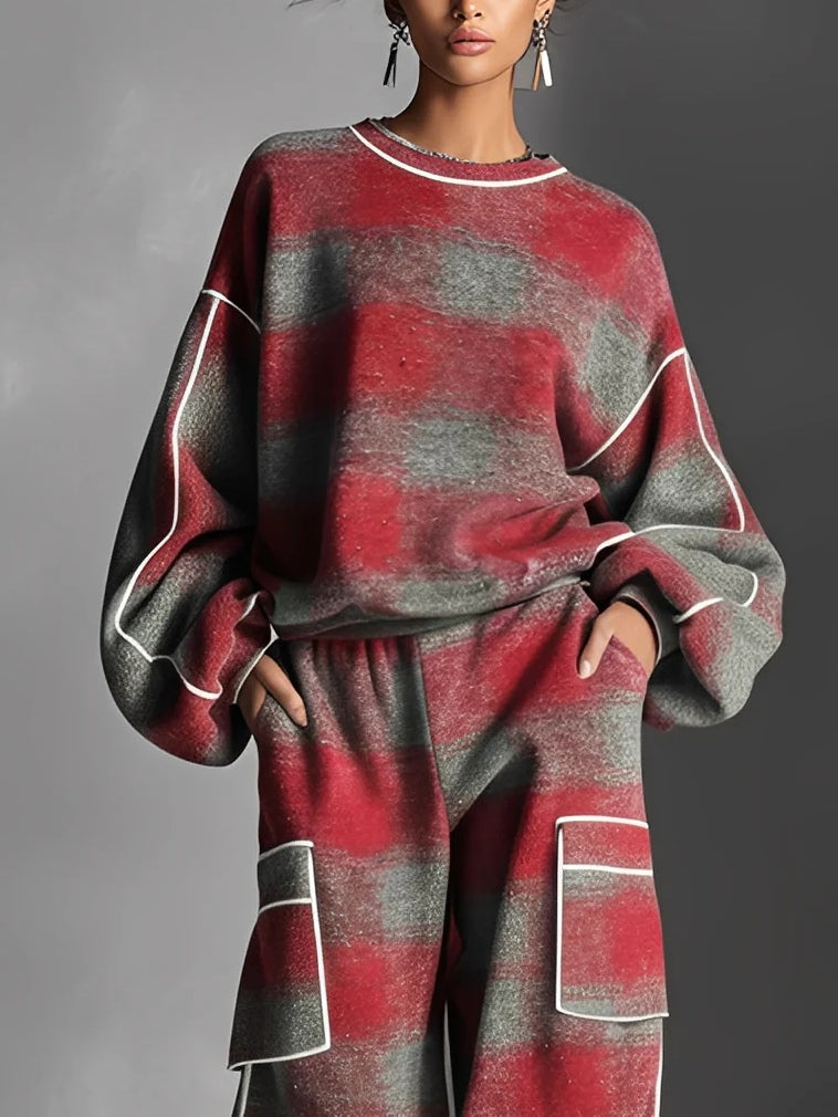 Riley | Plaid Relaxed Co-Ord Set