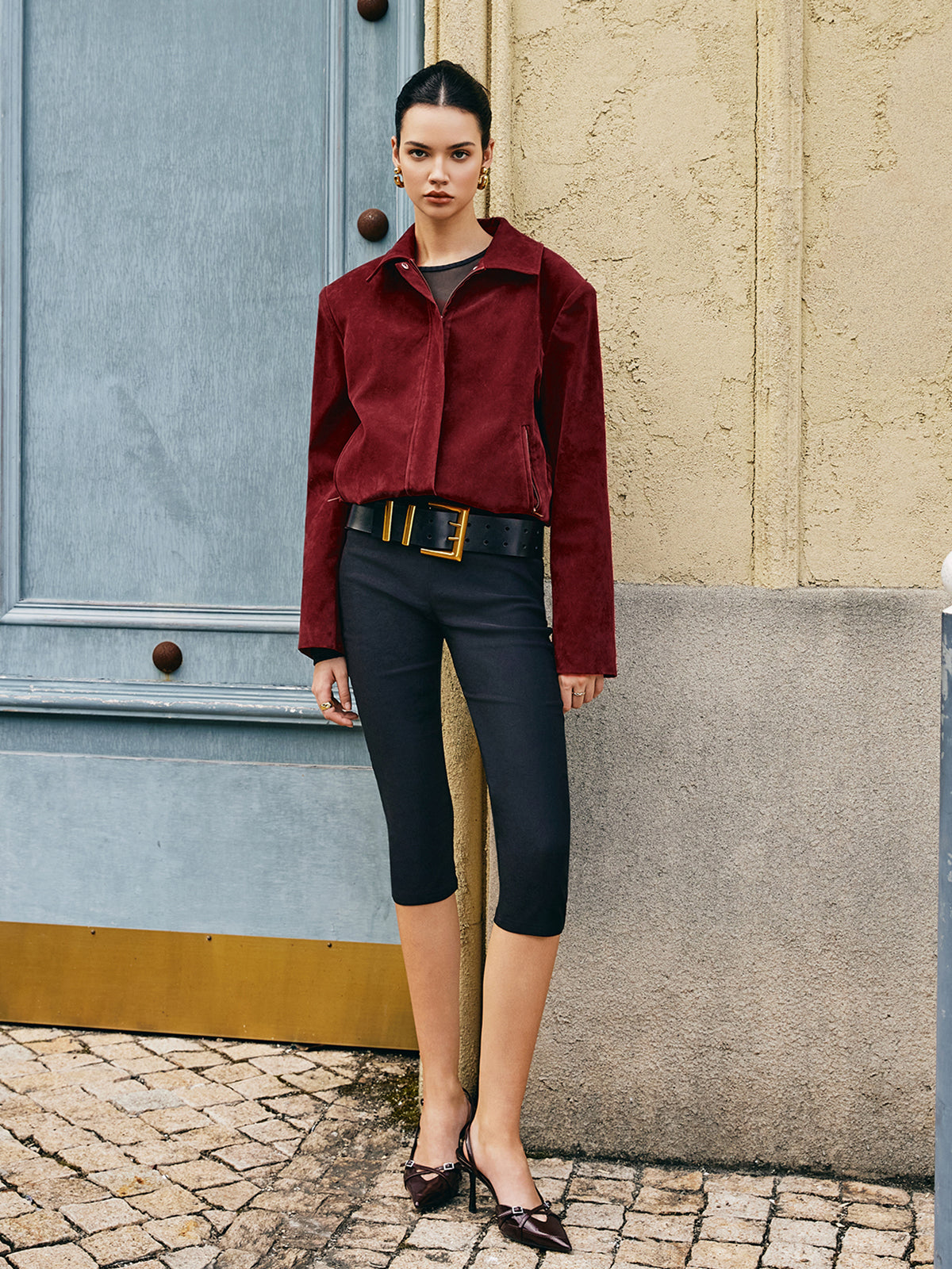 Lula | Suede Jacket Cropped Fit