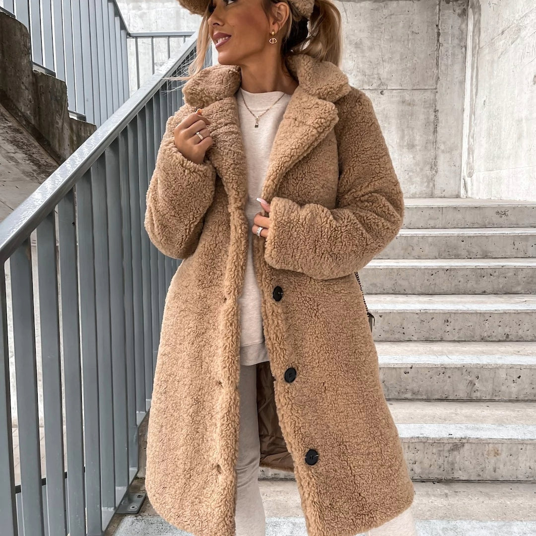 Jerri | Women's Winter Coat Luxury Teddy Fleece