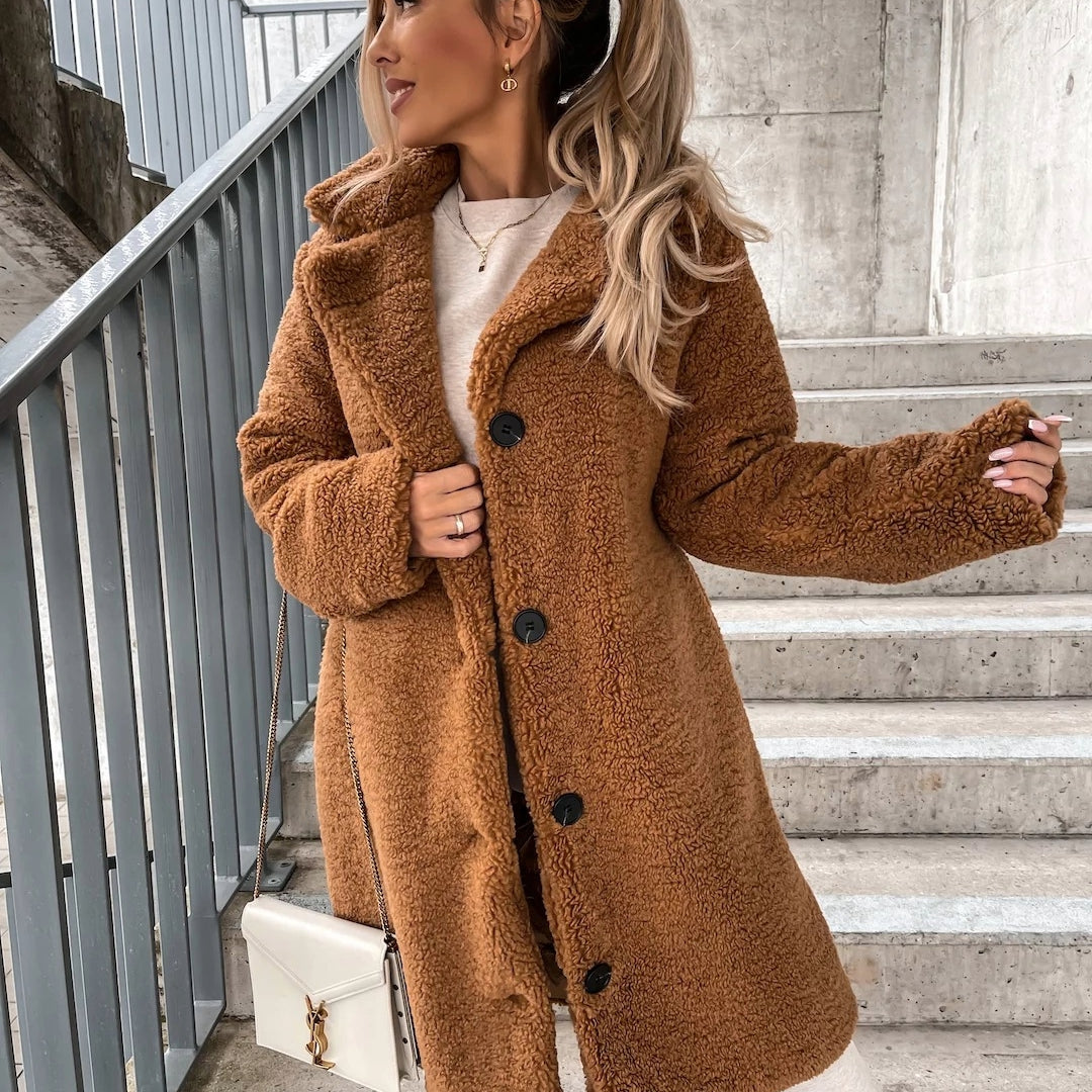 Jerri | Women's Winter Coat Luxury Teddy Fleece