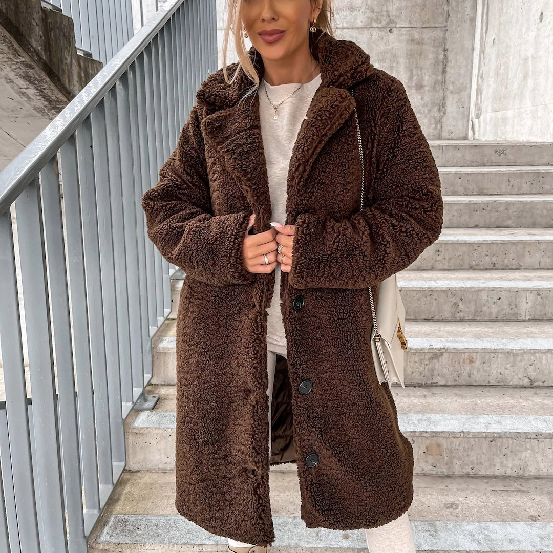 Jerri | Women's Winter Coat Luxury Teddy Fleece