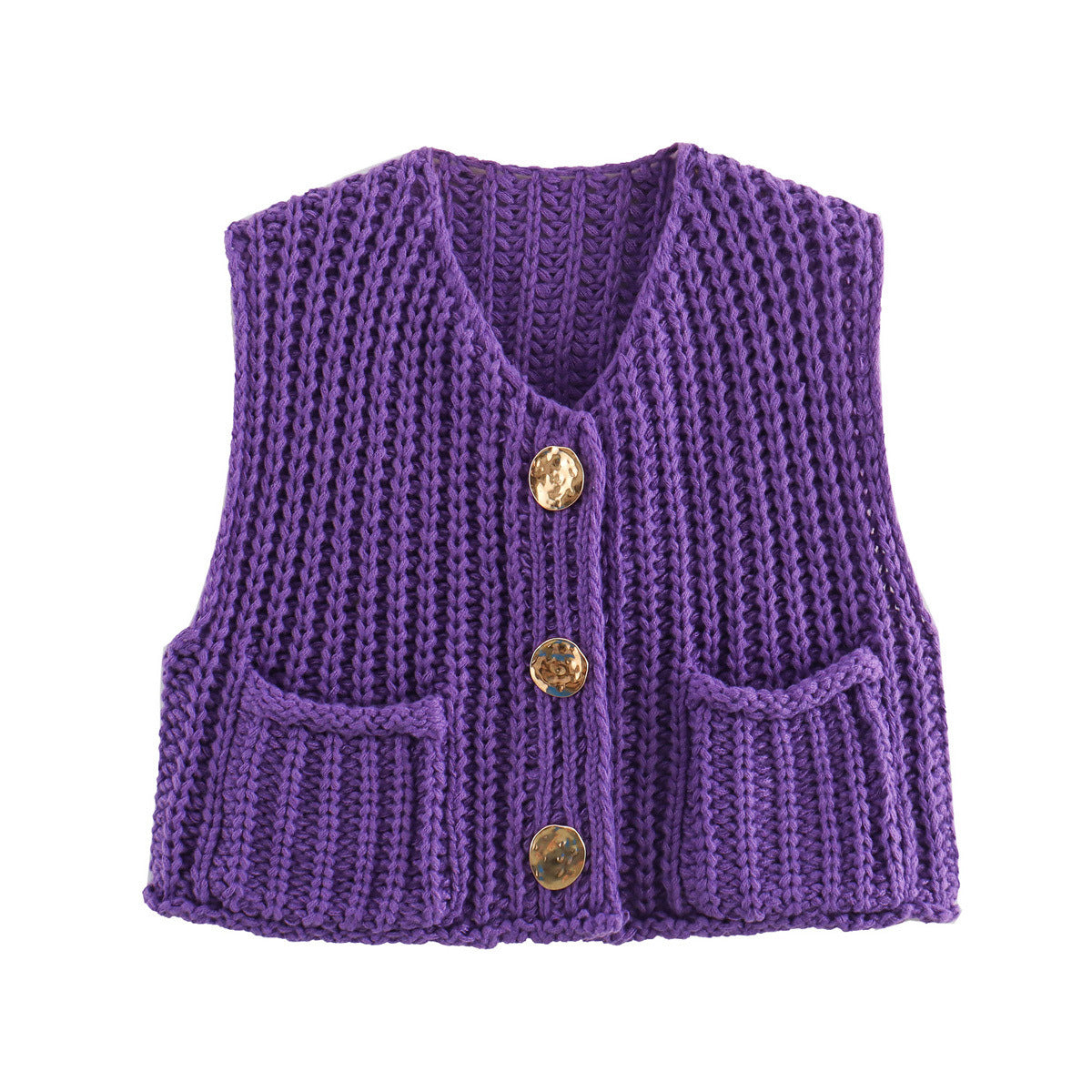 Madelin | Vest with Chunky Knit Texture