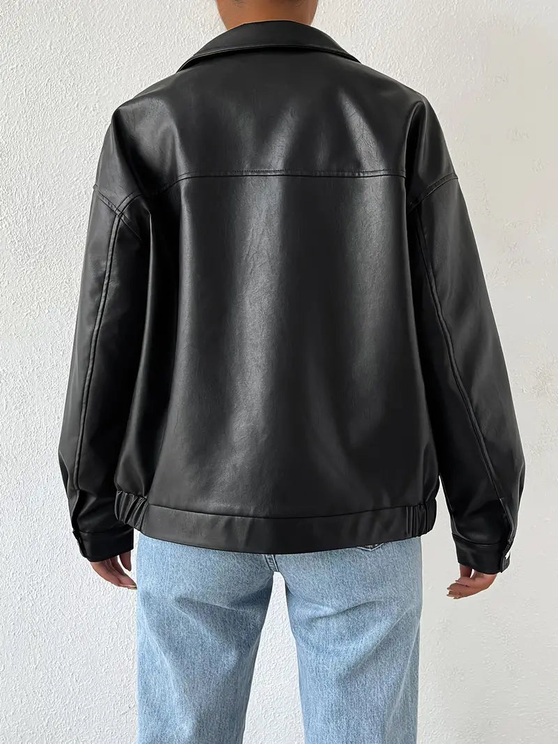 Roselynn | Vegan Leather Jacket
