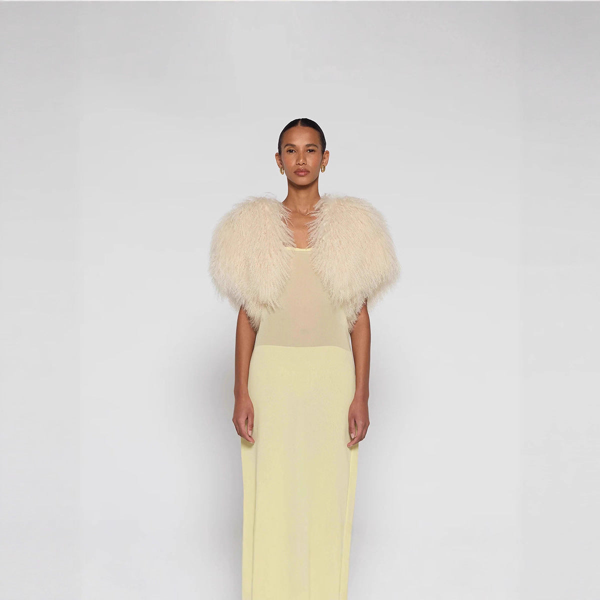 Cleo | Faux Fur Collar Voluminous