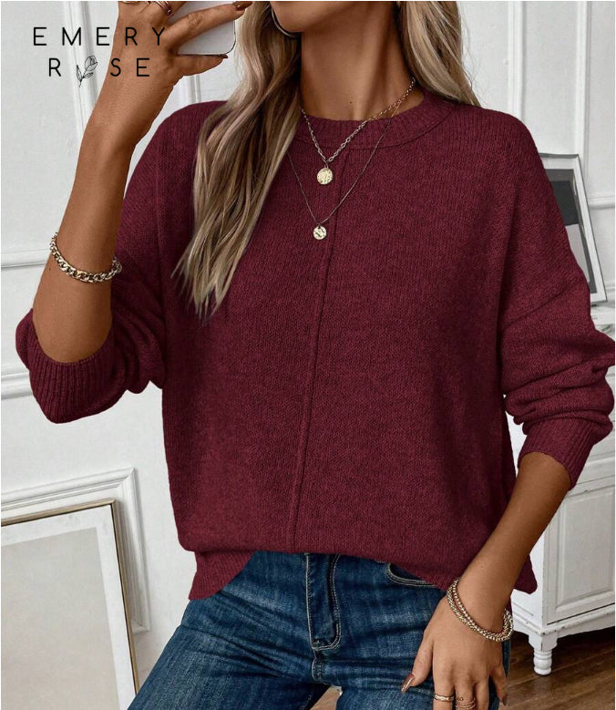 Gail | Women's Sweater with Seam Detail