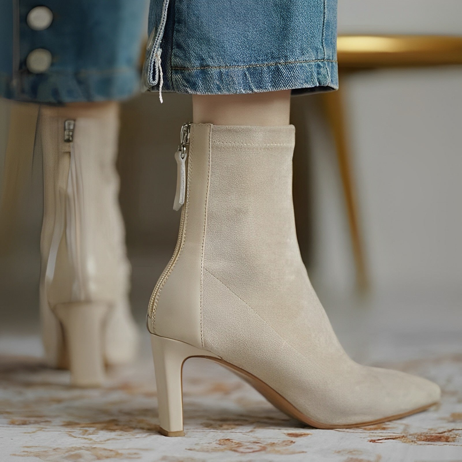 Yetta | Ankle Boots Pointed Toe Heel