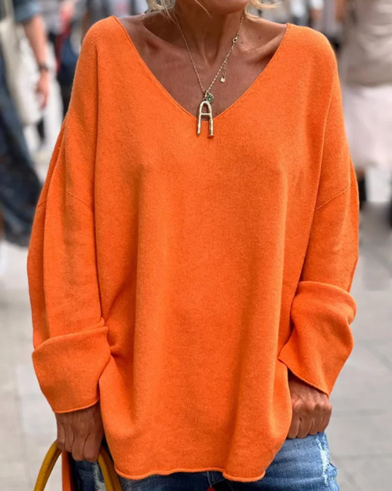Lumis | Loose Fit V-neck sweater