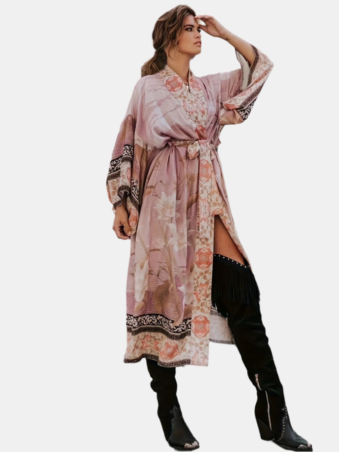 Blanca | Bohemian floral print dress