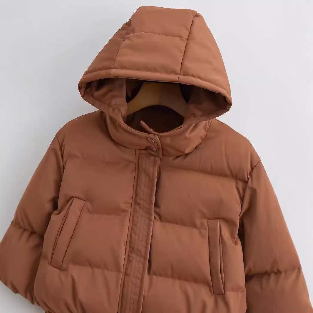 Lina | Short Length Hooded Puffer Jacket
