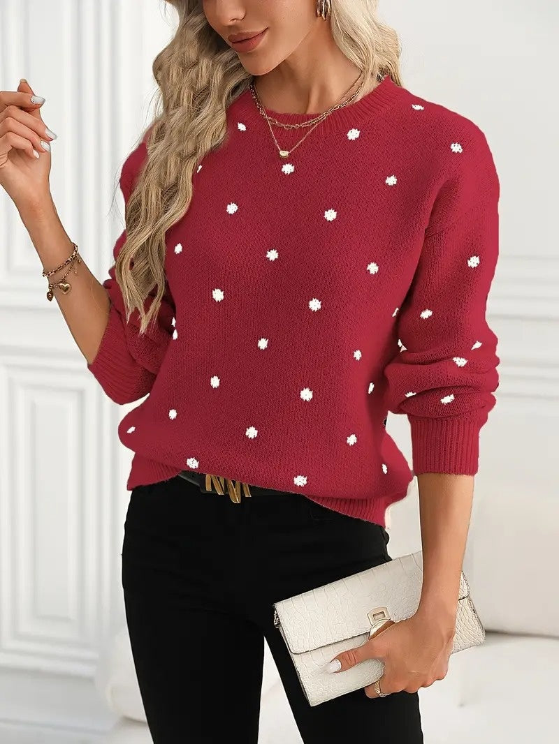 Lincoln | Polka Dot Sweater