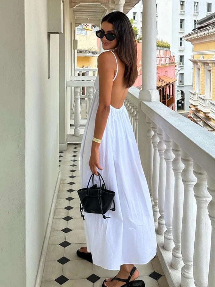 Teddi | Maxi Dress Open Back
