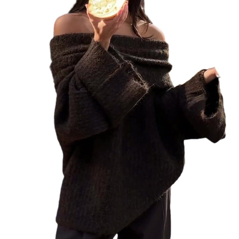 Vianney | Women's Knitted Off-the-Shoulder Sweater