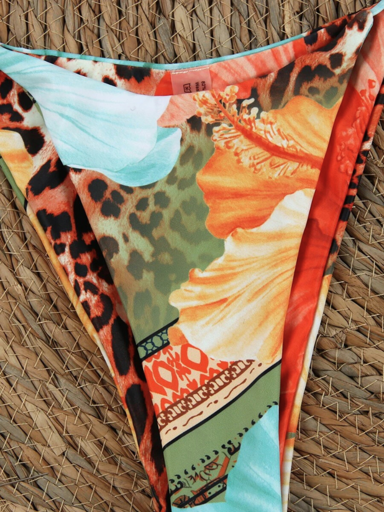 Ayra | Tropical Print Bikini Set
