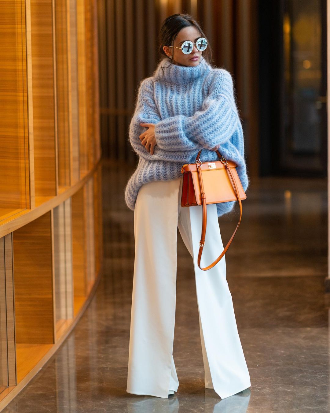 Felecia | Chunky Knit Oversized Turtleneck Sweater