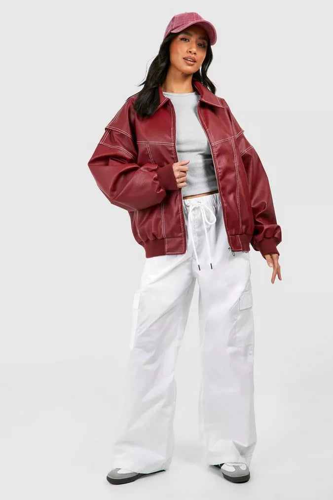 Sélis | Oversized Bomber Jacket