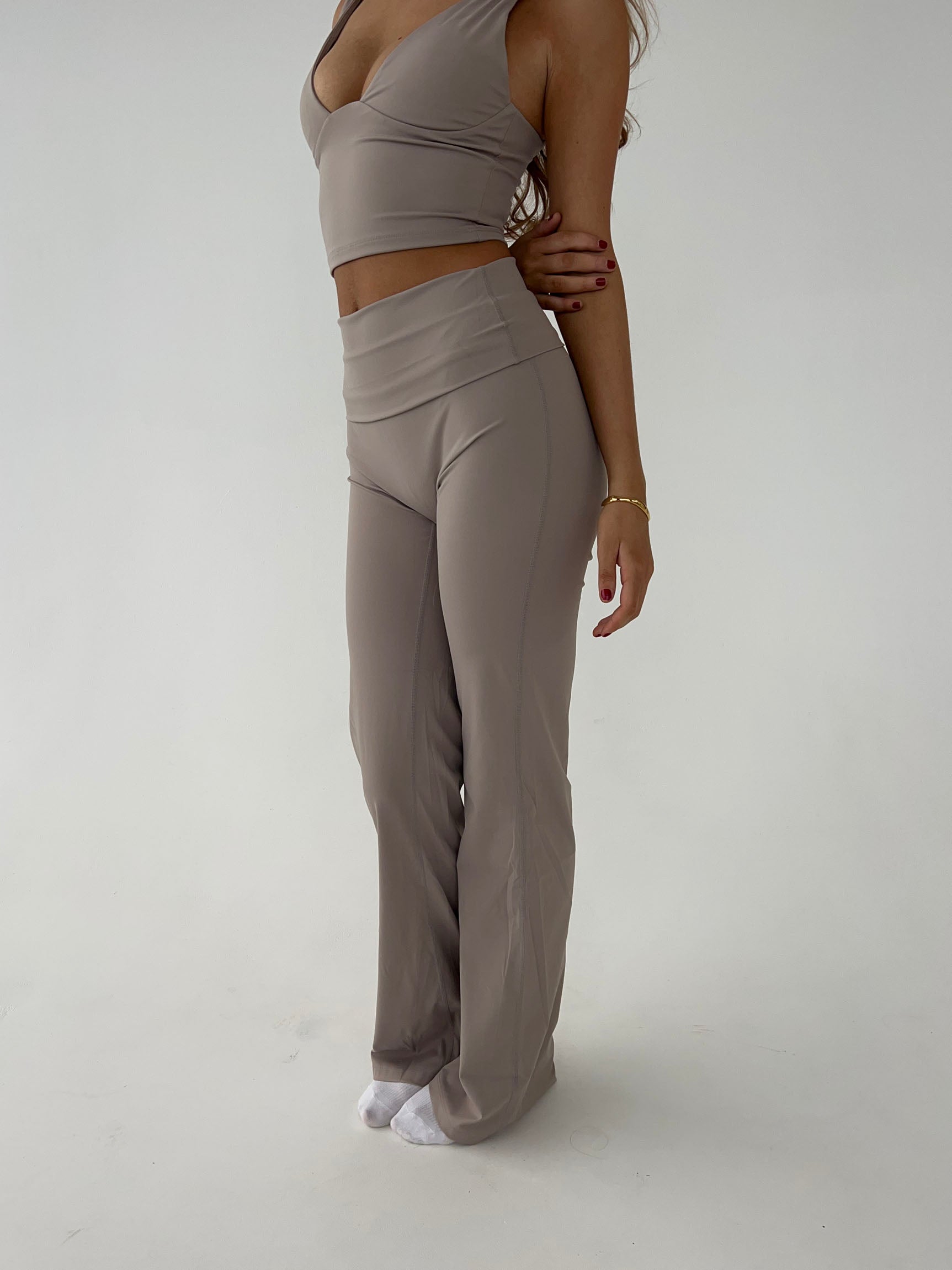 Hallie | Women's Flared Leggings High Waist