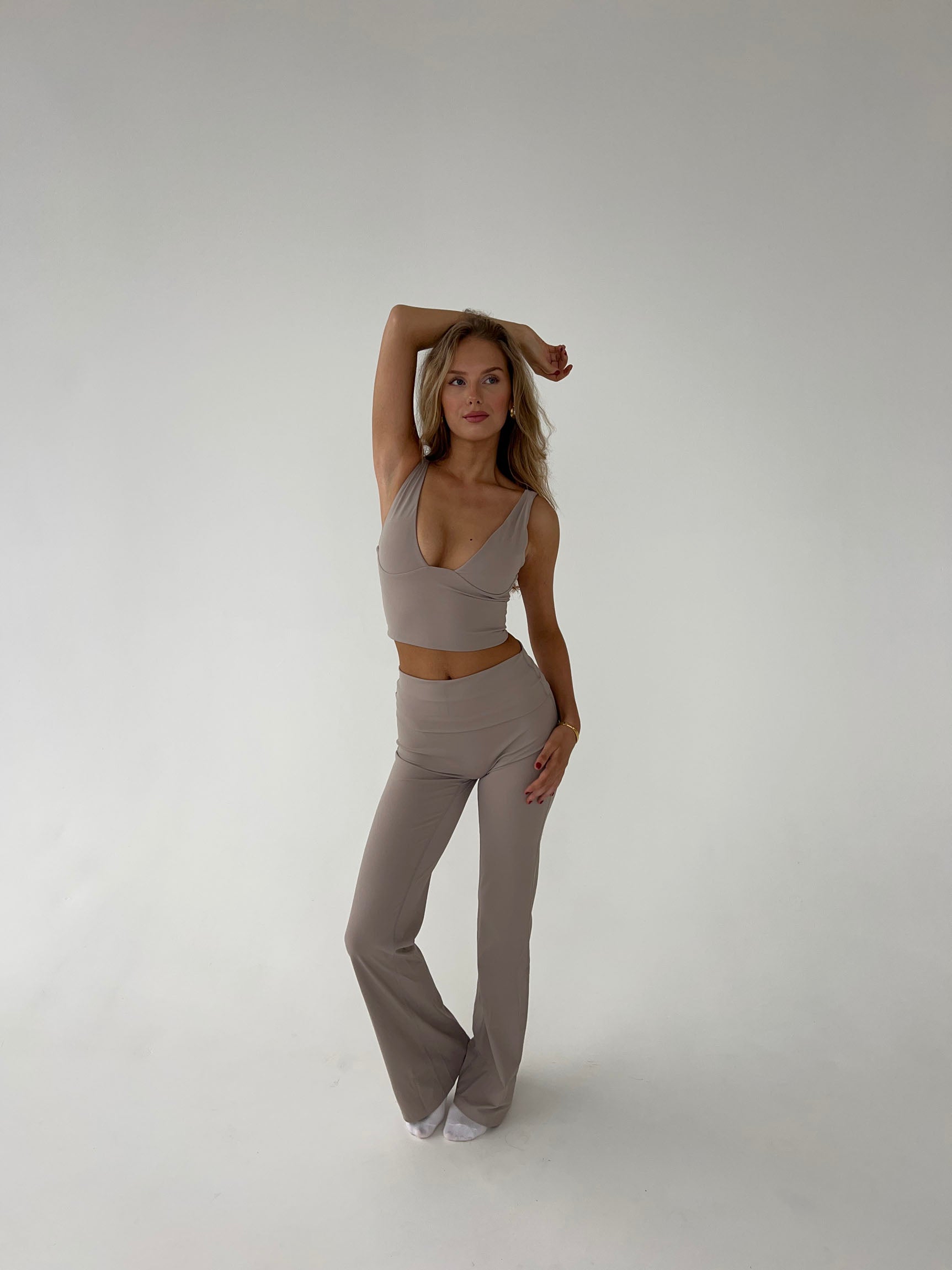 Hallie | Women's Flared Leggings High Waist