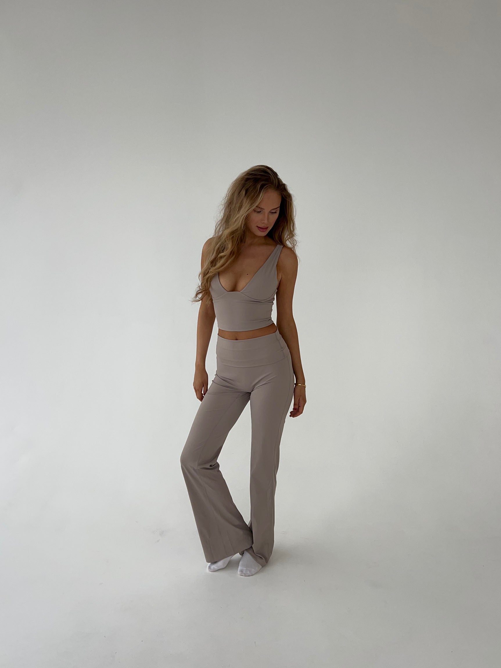 Hallie | Women's Flared Leggings High Waist