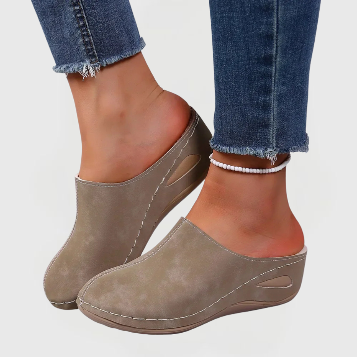 Nora | Cozy Open-Back Slippers 