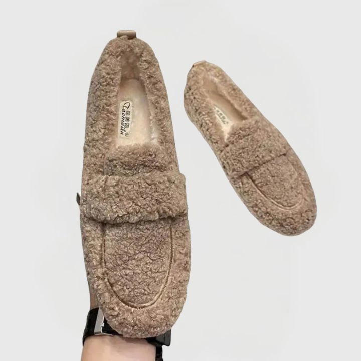 Mila | Cozy Faux Shearling Loafers