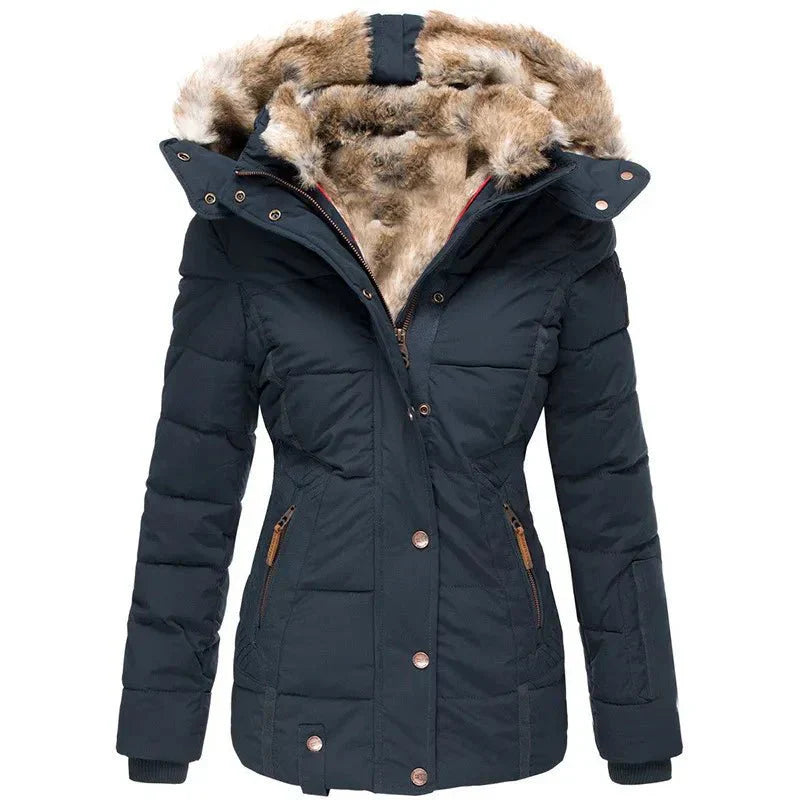 GRACE | COMFORTABLE WARM WINTER FUR JACKET