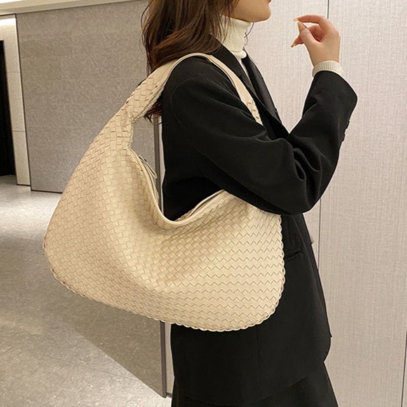 Karyn | Hobo Bag with Woven Texture