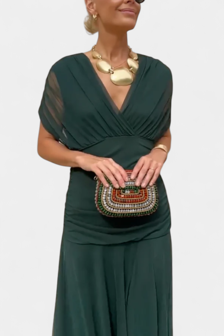 Brigitte – Flattering, Comfortable & Belly-Friendly Dress 