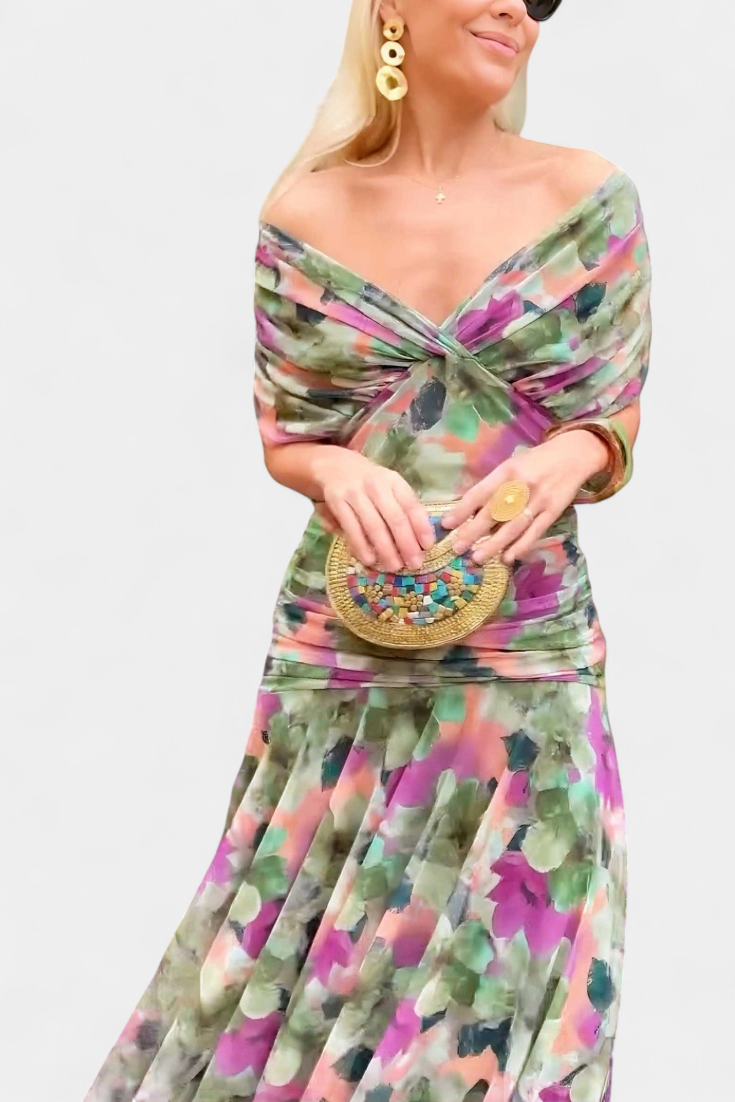 Rebeca | Dress with Sheer Sleeves