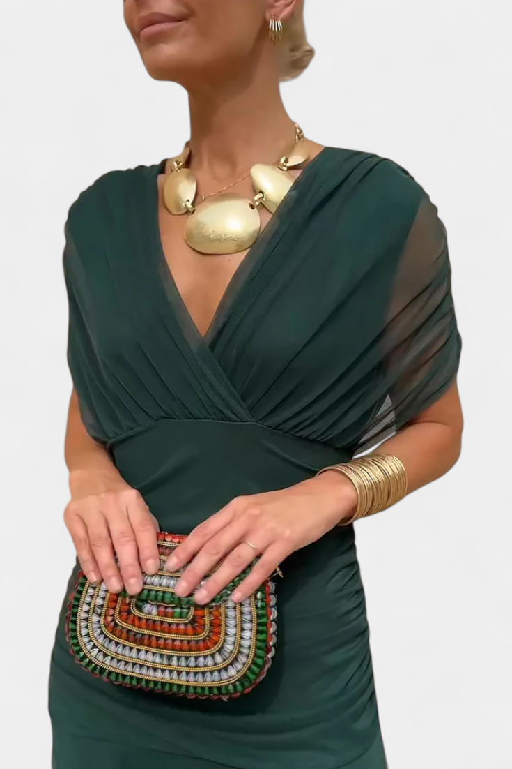 Brigitte – Flattering, Comfortable & Belly-Friendly Dress 