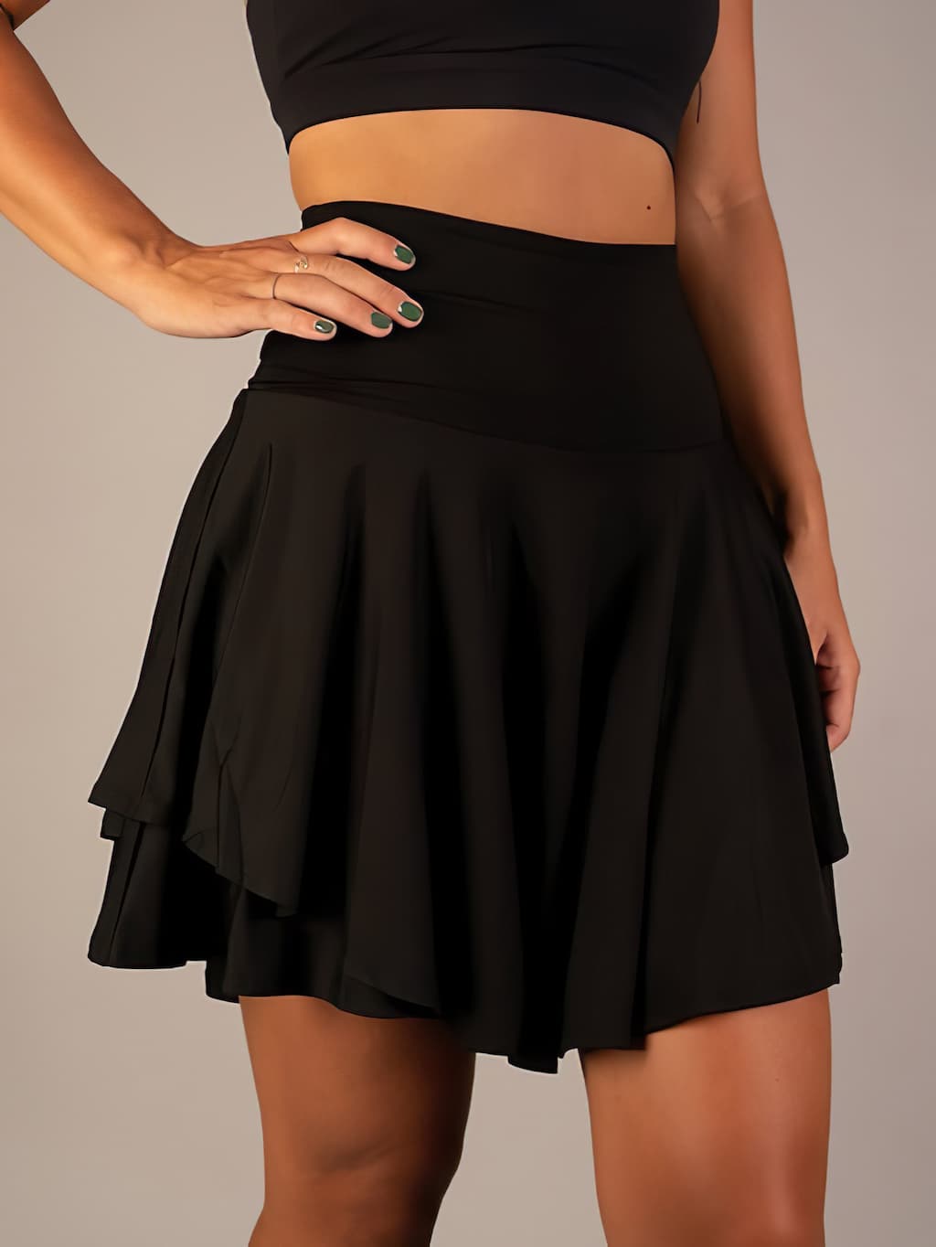 Yinthe | Sports skirt with integrated shorts