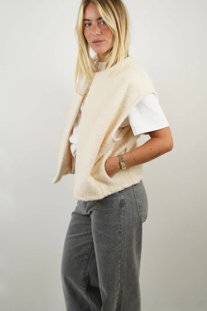 Fenna | Open-Front Cardigan with Wide Armholes