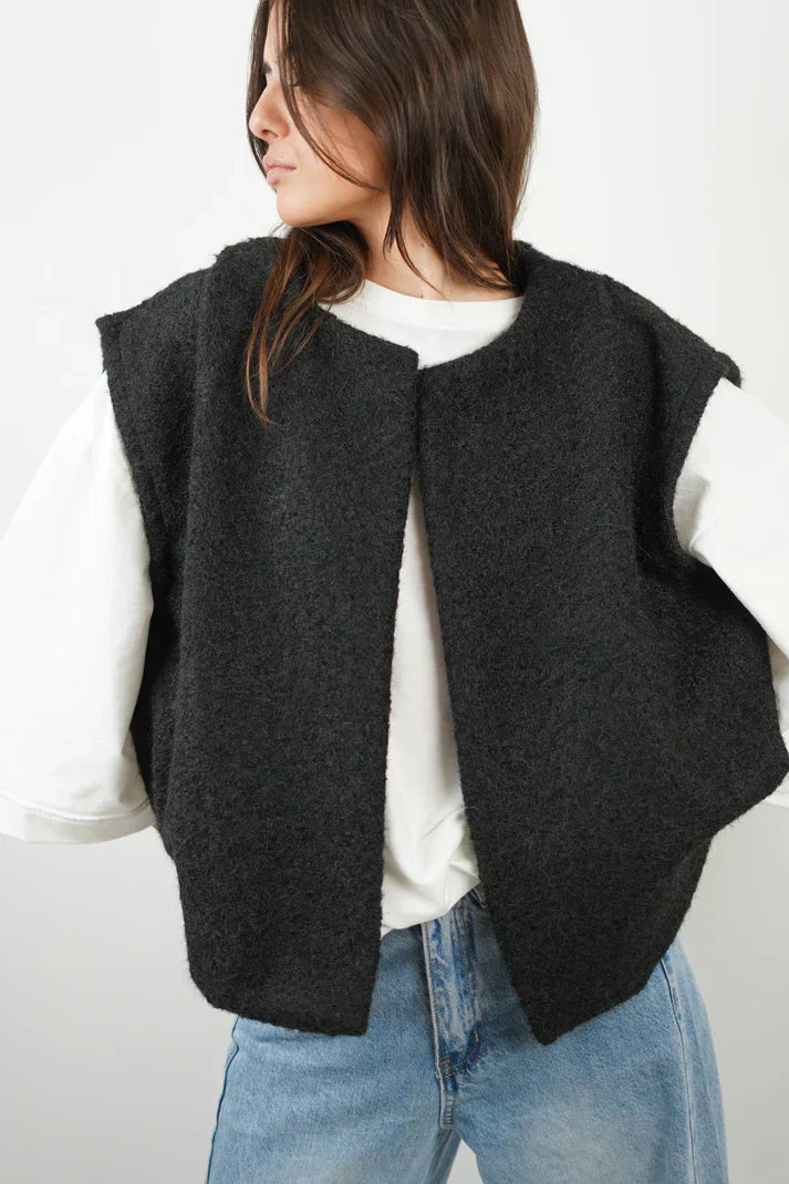 Fenna | Open-Front Cardigan with Wide Armholes