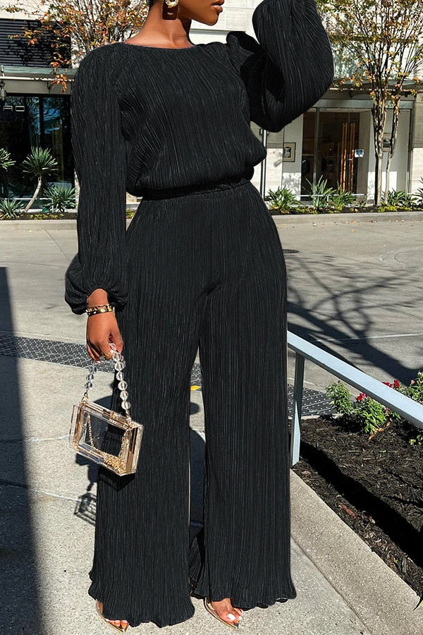 Candie | Two-Piece Pleated Set