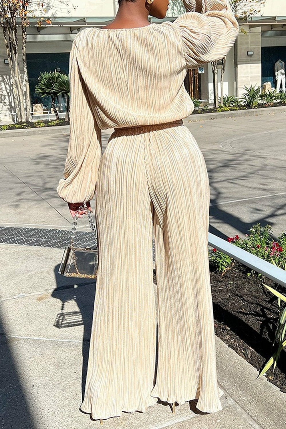 Candie | Two-Piece Pleated Set
